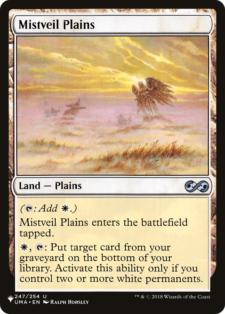 Mistveil Plains (LIST-UMA-247) [The List]