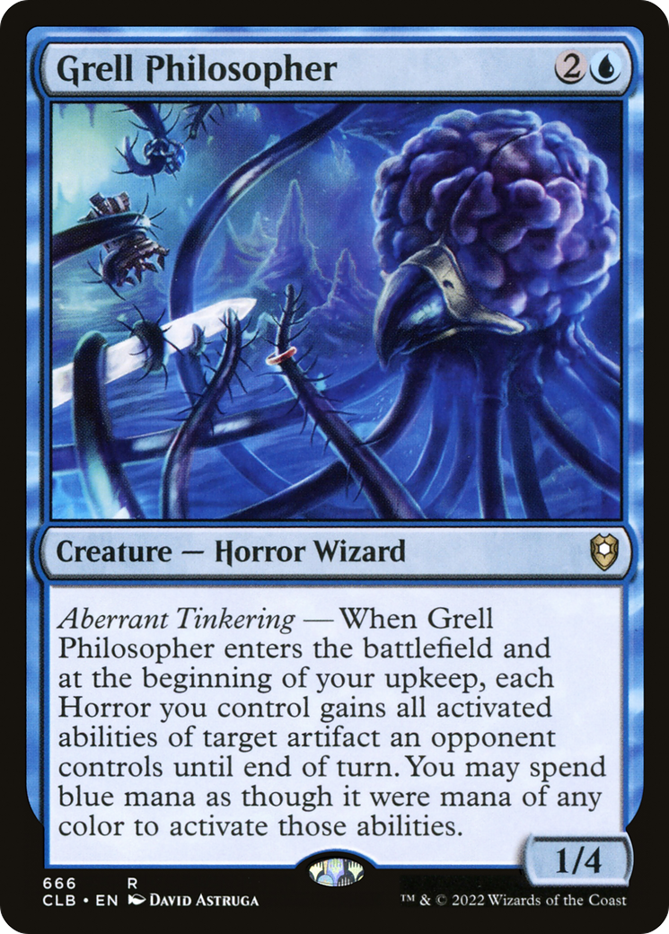 Grell Philosopher (CLB-666) [Commander Legends: Battle for Baldur's Gate]