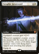 Seraphic Greatsword (Extended Art) (CMR-624) [Commander Legends]