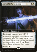 Seraphic Greatsword (CMR-624) [Commander Legends]: (Extended Art)