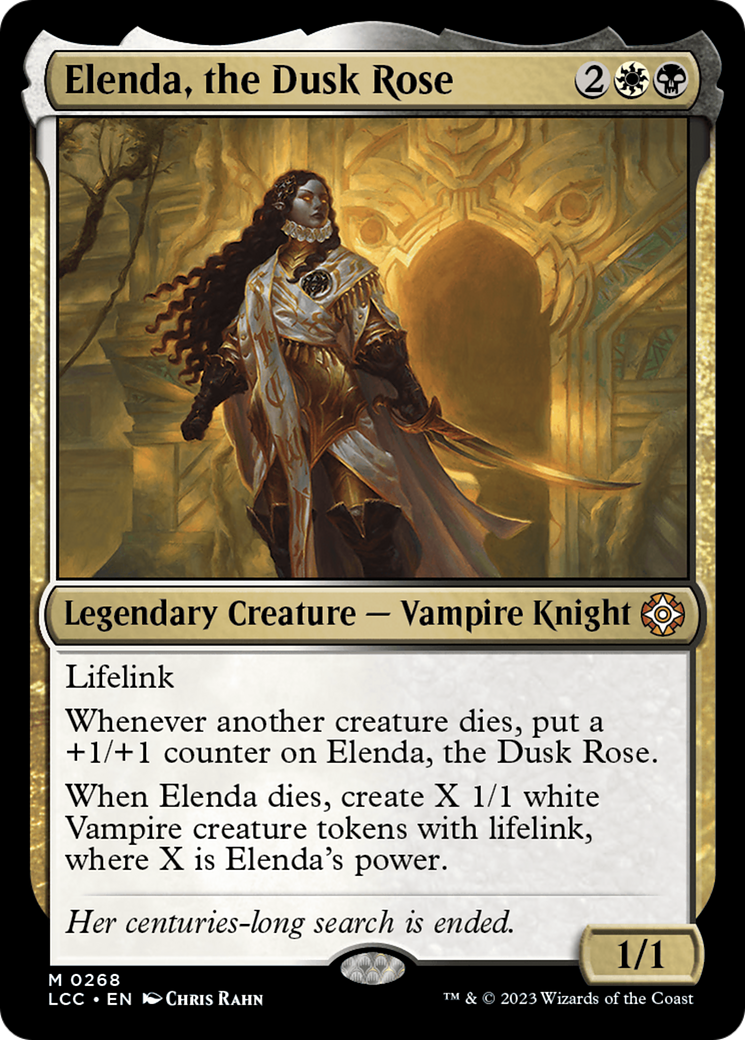 Elenda, the Dusk Rose (LCC-268) [The Lost Caverns of Ixalan Commander]