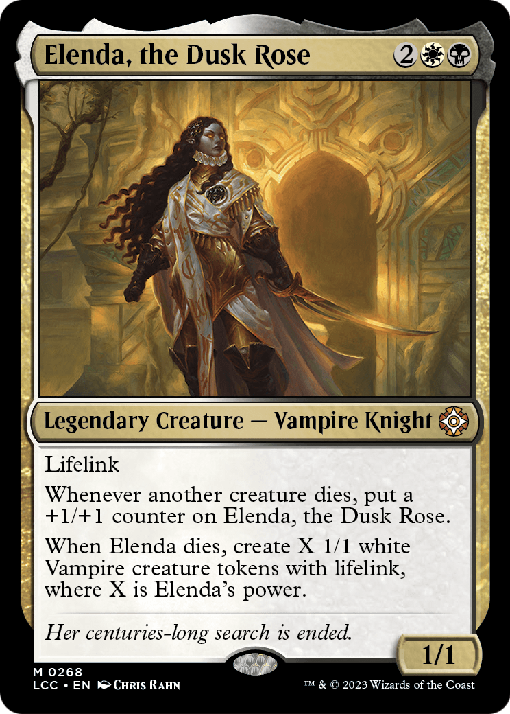 Elenda, the Dusk Rose (LCC-268) [The Lost Caverns of Ixalan Commander]