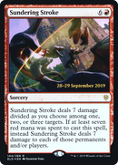 Sundering Stroke (PRE-144S) [Throne of Eldraine Promos] Foil