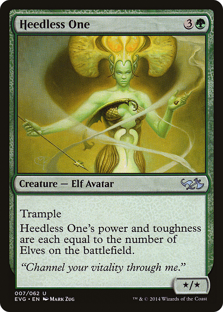 Heedless One (DD3-007) [Duel Decks Anthology: Elves vs. Goblins]