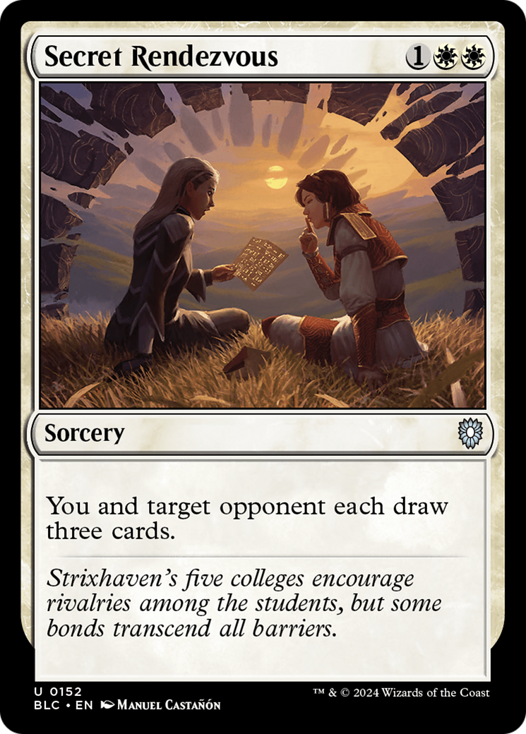 Secret Rendezvous (BLC-152) [Bloomburrow Commander]
