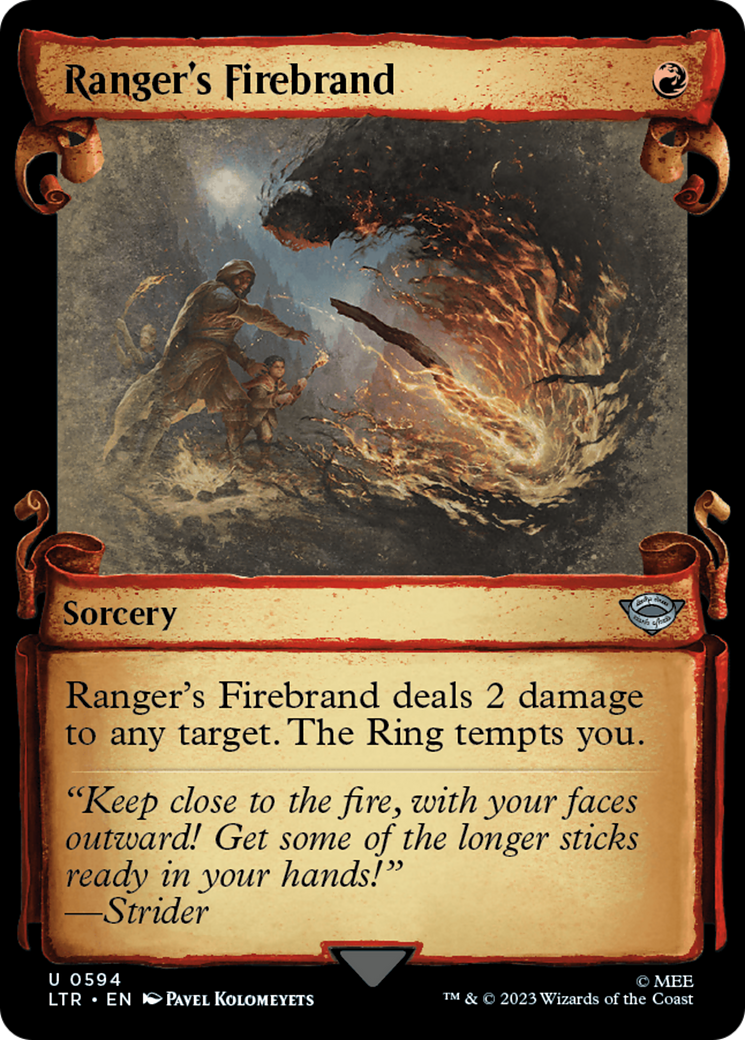 Ranger's Firebrand (Showcase Scrolls) (LTR-594) [The Lord of the Rings: Tales of Middle-earth]