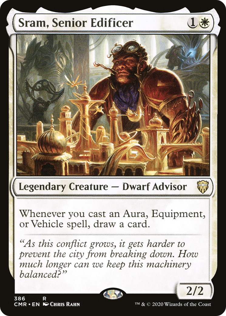 Sram, Senior Edificer (CMR-386) [Commander Legends]