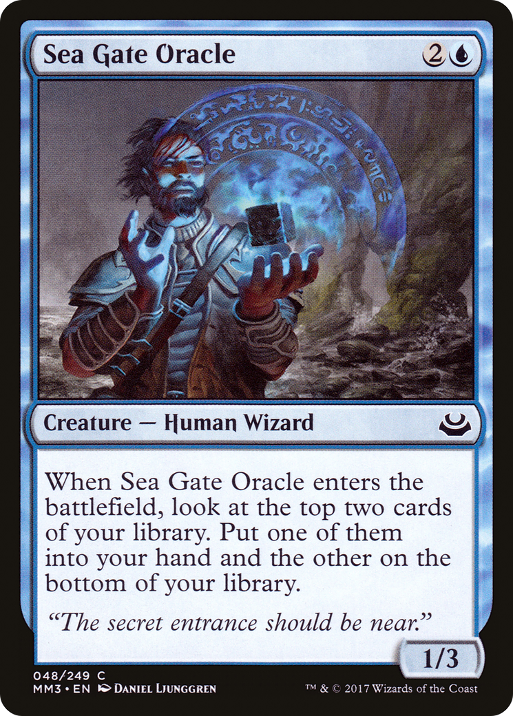 Sea Gate Oracle (MM3-048) [Modern Masters 2017] Foil