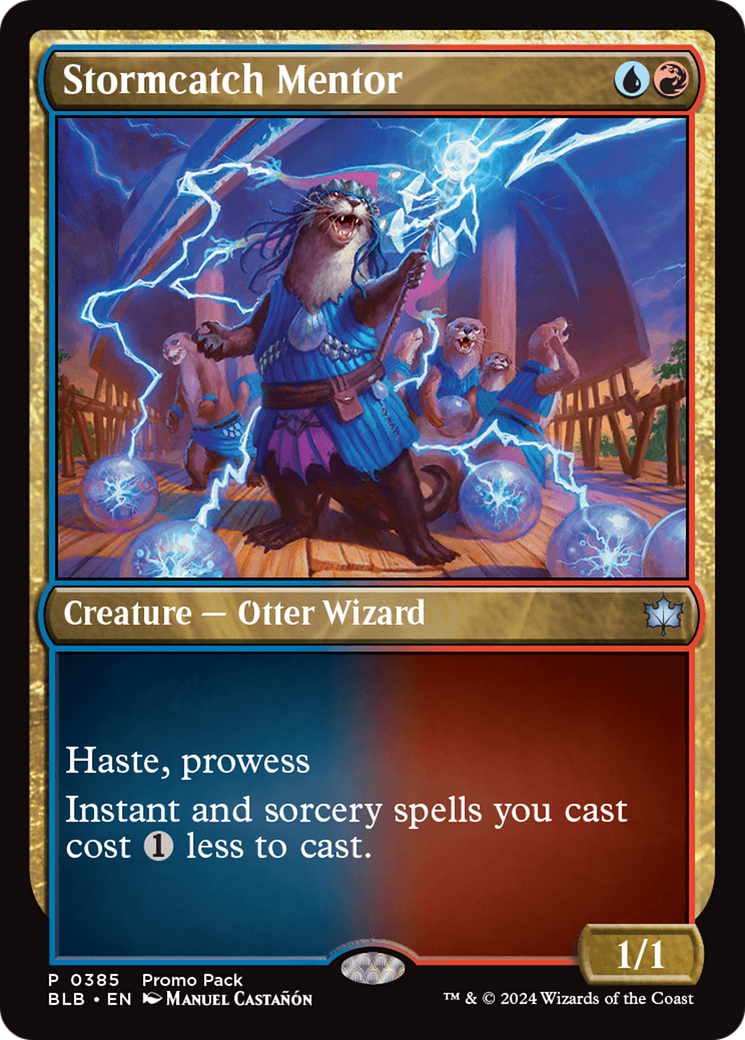 Stormcatch Mentor (PPBLB-385) [Bloomburrow]