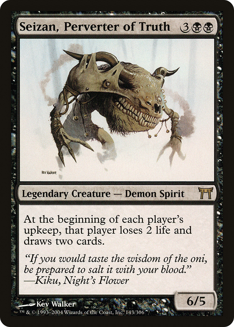 Seizan, Perverter of Truth (CHK-143) [Champions of Kamigawa]