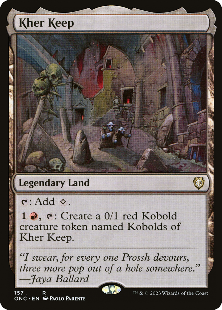 Kher Keep (ONC-157) [Phyrexia: All Will Be One Commander]