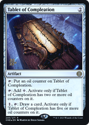 Tablet of Compleation (PRE-245S) [Phyrexia: All Will Be One Promos] Foil