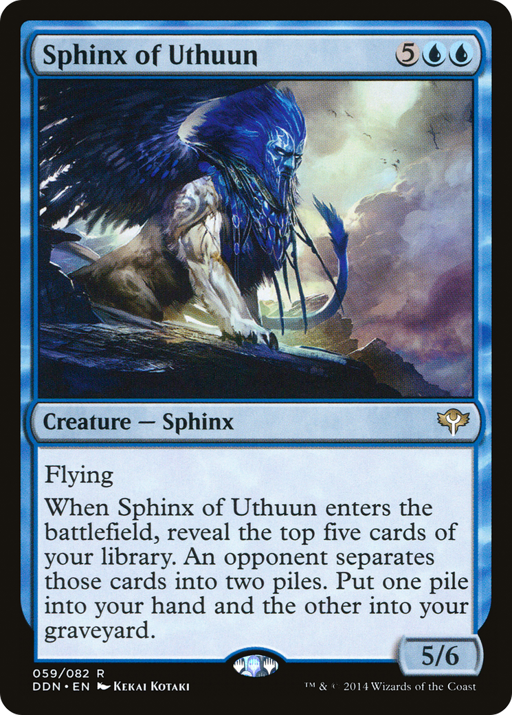 Sphinx of Uthuun (DDN-059) [Duel Decks: Speed vs. Cunning]