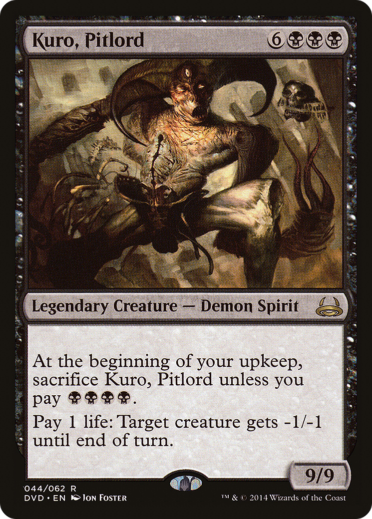 Kuro, Pitlord (DD3-044) [Duel Decks Anthology: Divine vs. Demonic]