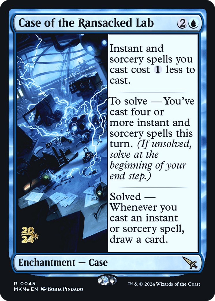 Case of the Ransacked Lab (PRE-45S) [Murders at Karlov Manor Promos] Foil