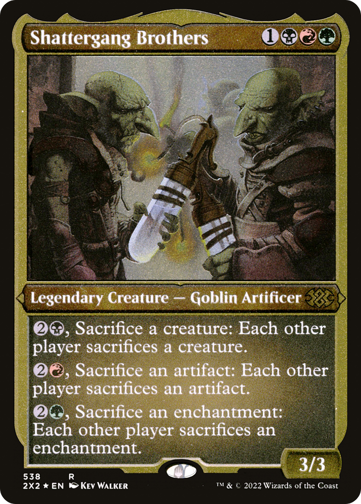 Shattergang Brothers (Foil Etched) (2X2-538) [Double Masters 2022] Foil