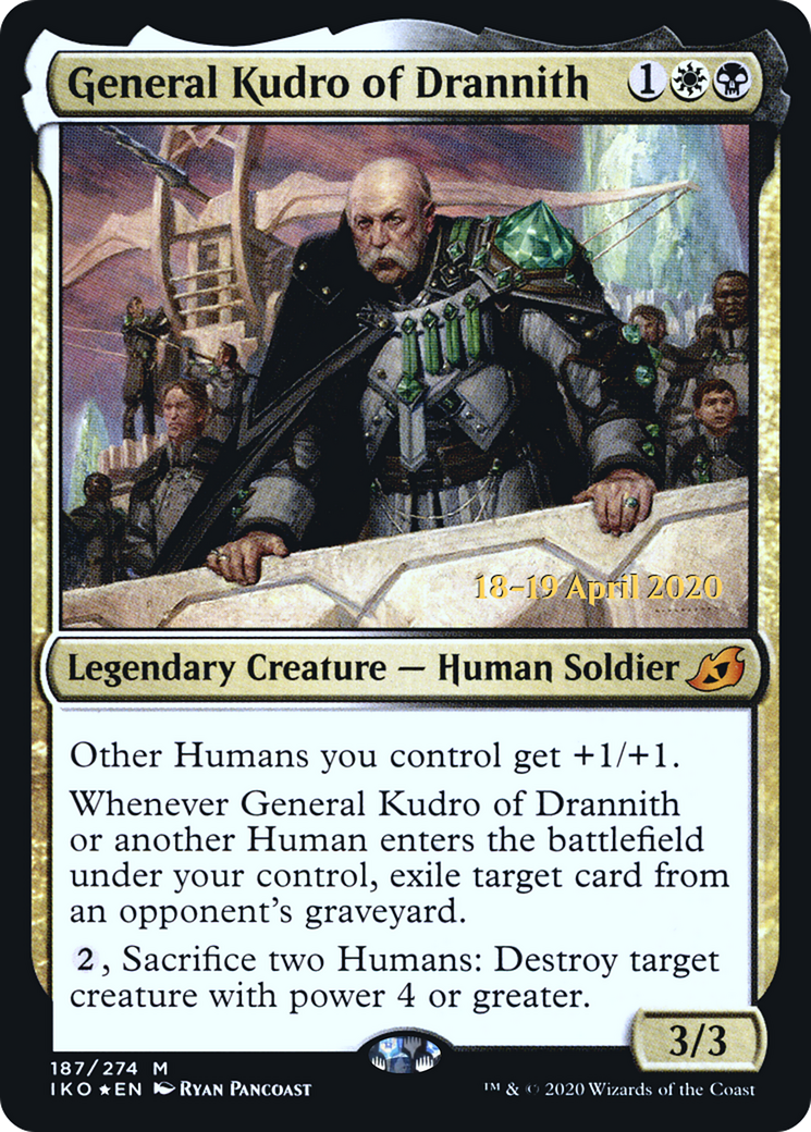 General Kudro of Drannith (PRE-187S) [Ikoria: Lair of Behemoths Promos] Foil