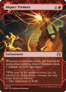 Impact Tremors (WOT-044) [Wilds of Eldraine: Enchanting Tales]: (Showcase) (Borderless) Foil