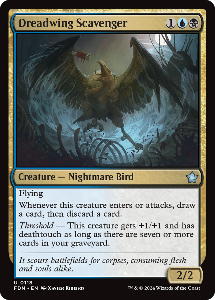 Dreadwing Scavenger (FDN-118) [Foundations] Foil