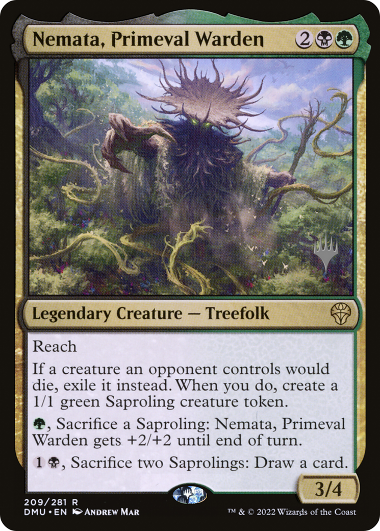 Nemata, Primeval Warden (PPDMU-209P) [Dominaria United Promos]