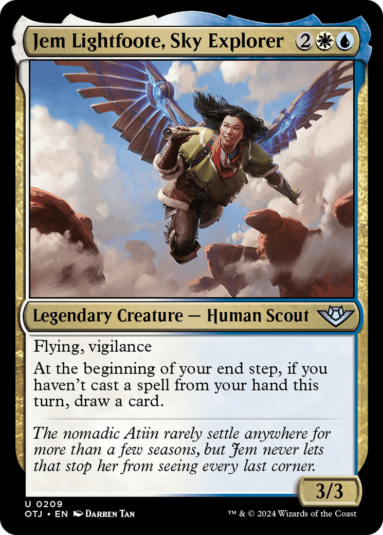 Jem Lightfoote, Sky Explorer (OTJ-209) [Outlaws of Thunder Junction] Foil