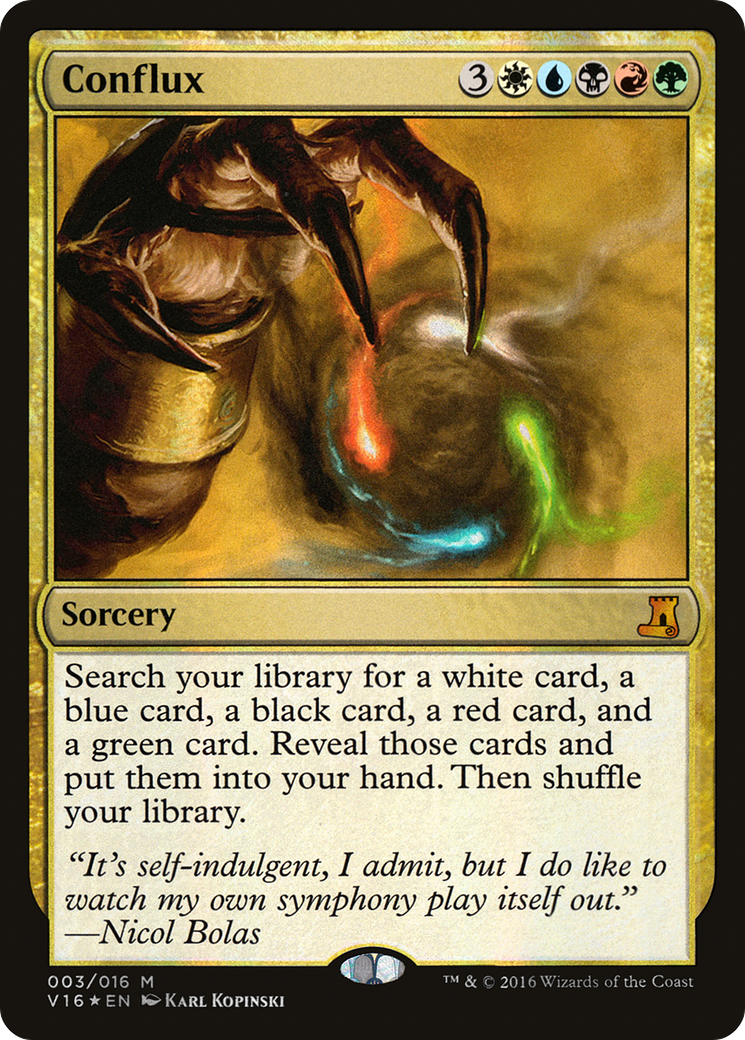 Conflux (V16-003) [From the Vault: Lore] Foil
