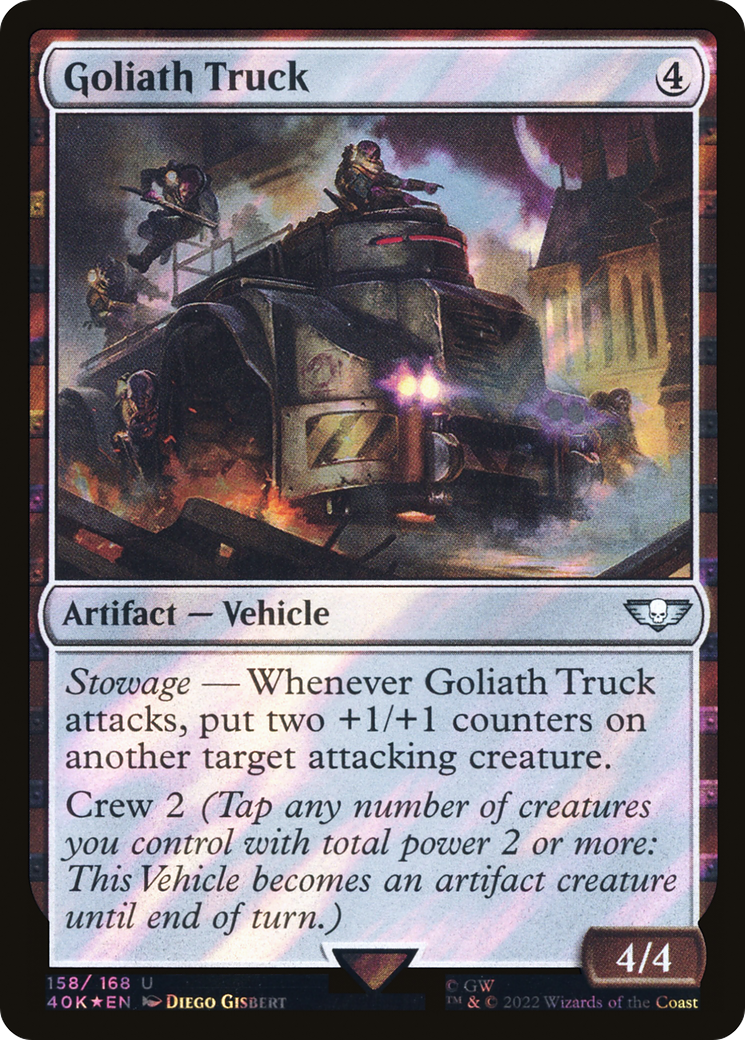 Goliath Truck (Surge Foil) (40K-158) [Warhammer 40,000 Commander] Foil