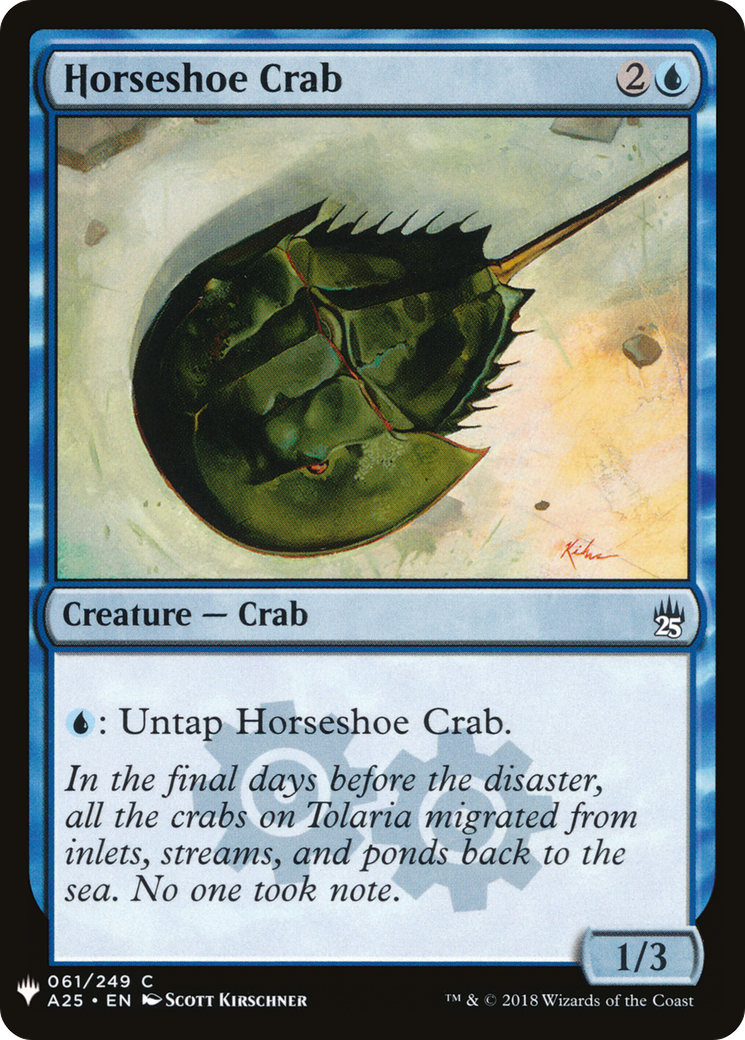 Horseshoe Crab (LIST-A25-61) [The List]