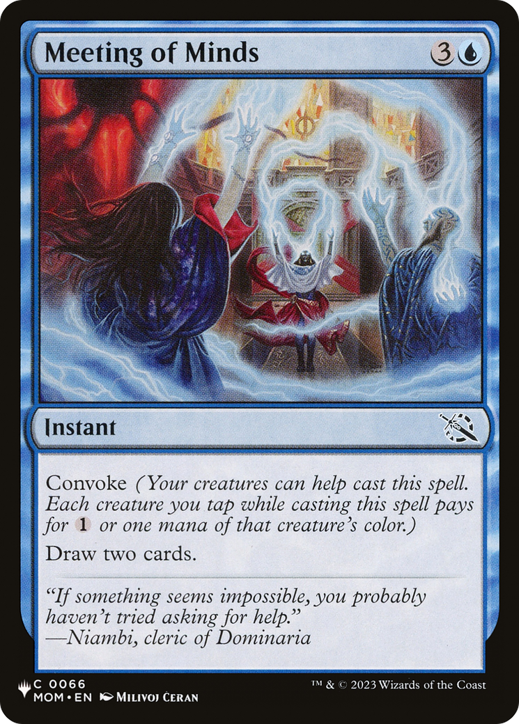 Meeting of Minds (LIST-MOM-66) [The List]