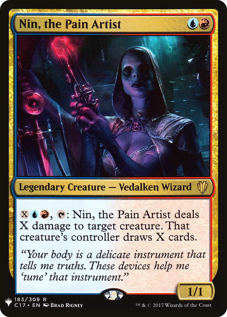 Nin, the Pain Artist (LIST-C17-183) [The List]