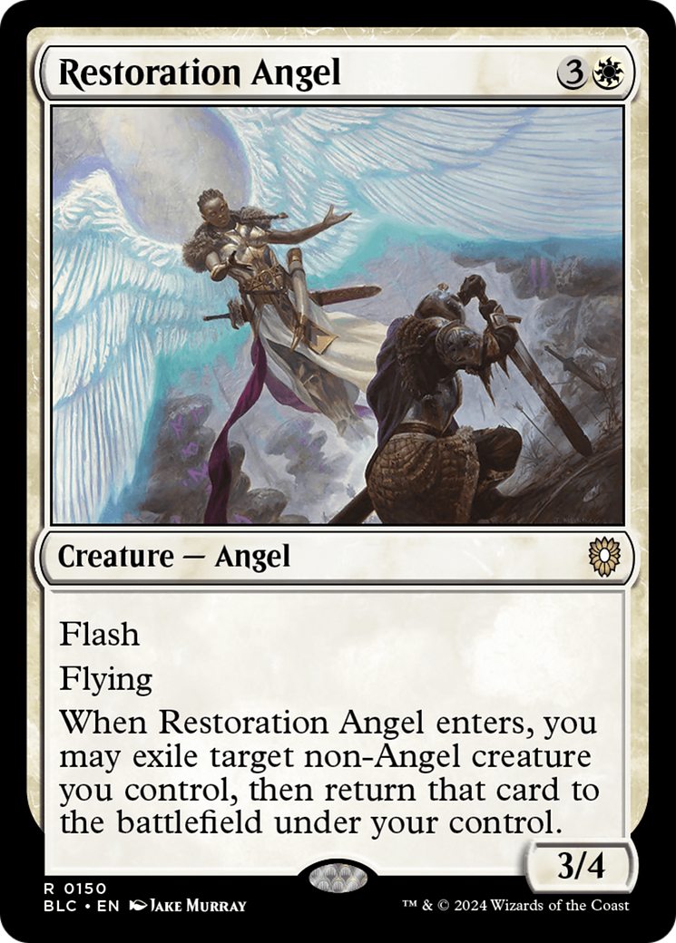 Restoration Angel (BLC-150) [Bloomburrow Commander]