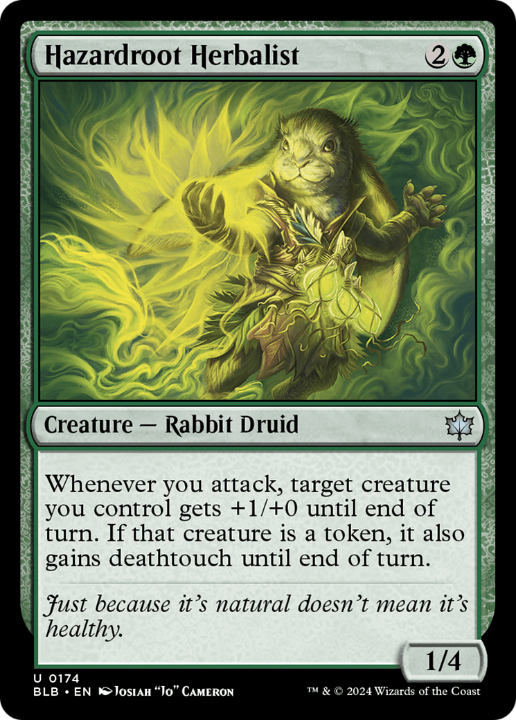 Hazardroot Herbalist (BLB-174) [Bloomburrow] Foil