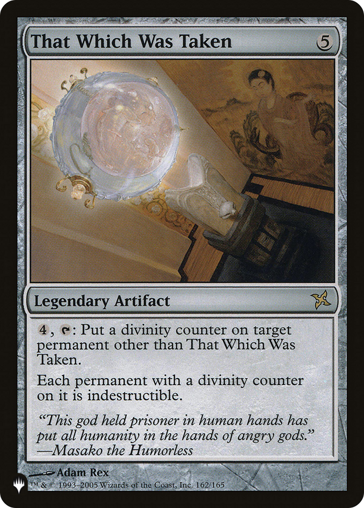 That Which Was Taken (LIST-BOK-162) [The List]
