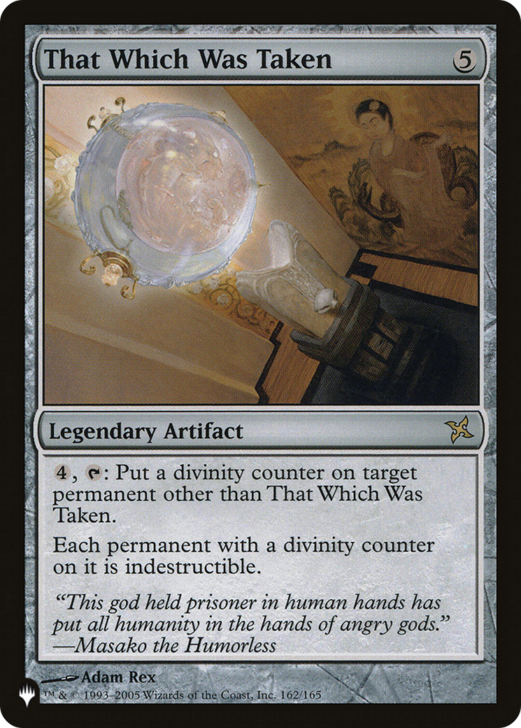 That Which Was Taken (LIST-BOK-162) [The List]