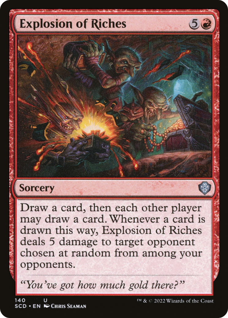 Explosion of Riches (SCD-140) [Starter Commander Decks]