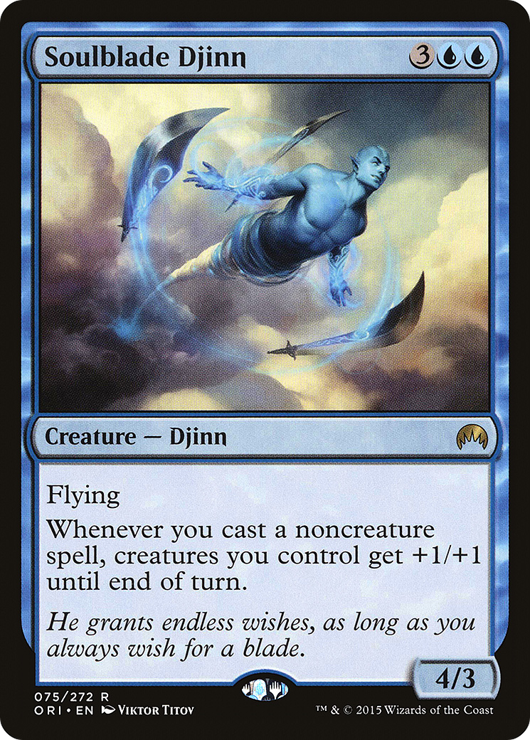Soulblade Djinn (ORI-075) [Magic Origins] Foil