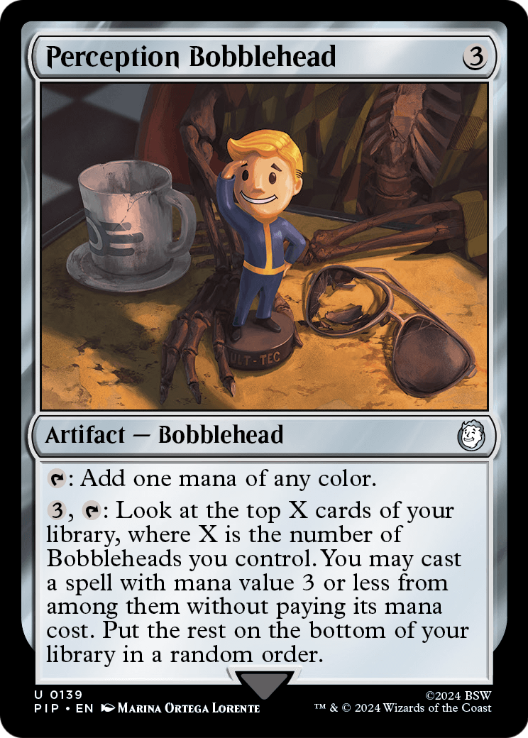 Perception Bobblehead (PIP-139) [Fallout] Foil