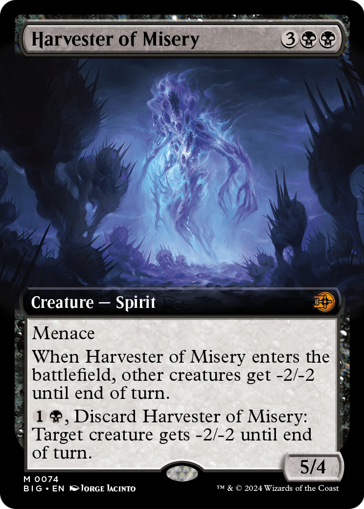 Harvester of Misery (Extended Art) (BIG-074) [The Big Score]