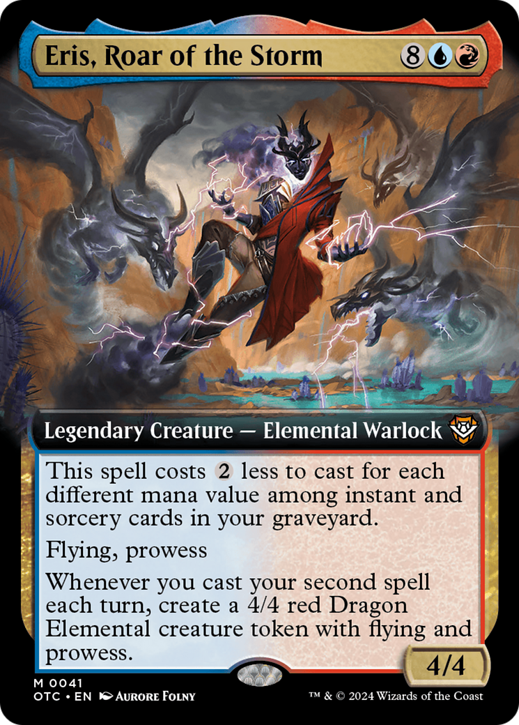Eris, Roar of the Storm (OTC-041) [Outlaws of Thunder Junction Commander]: (Extended Art)