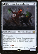 Phyrexian Dragon Engine (BRO-163A) [The Brothers' War] Foil
