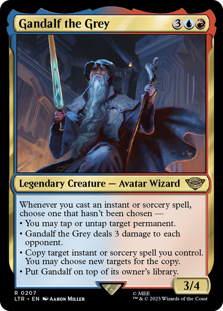 Gandalf the Grey (LTR-207) [The Lord of the Rings: Tales of Middle-earth] Foil