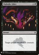 Diabolic Edict (LIST-A25-85) [The List]