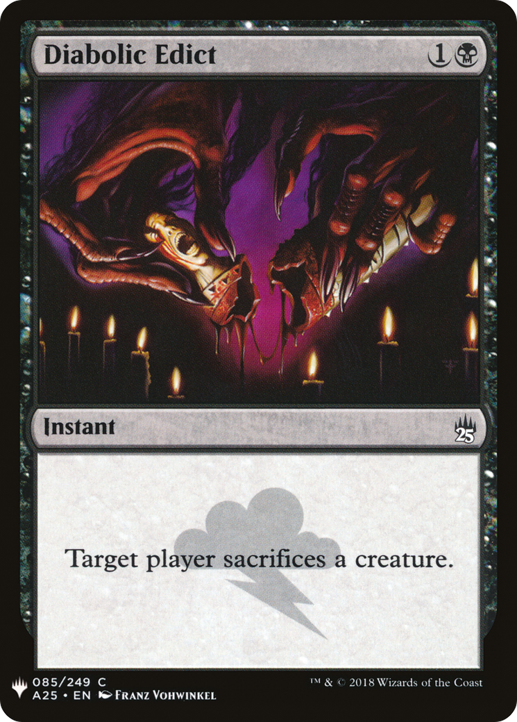 Diabolic Edict (LIST-A25-85) [The List]