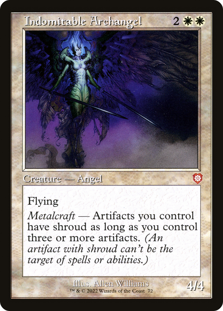 Indomitable Archangel (Retro Frame) (BRC-072) [The Brothers' War Commander]