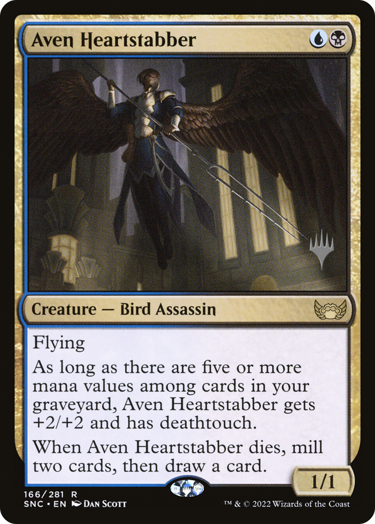 Aven Heartstabber (PPSNC-166) [Promo Pack: Streets of New Capenna Promos]