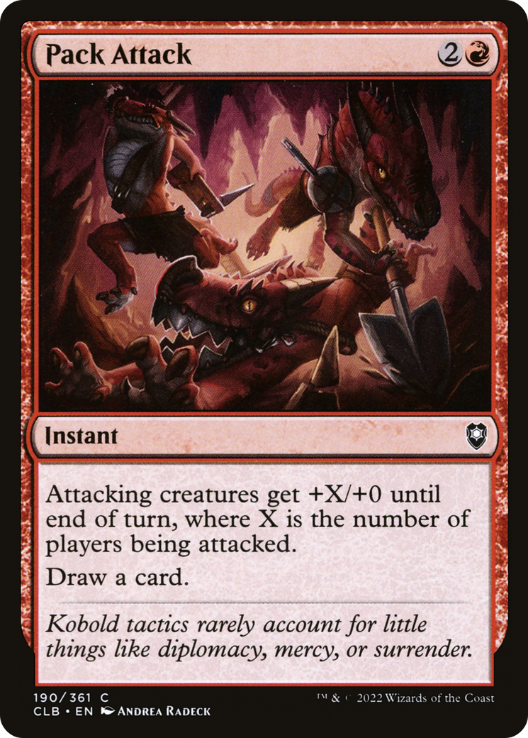 Pack Attack (CLB-190) [Commander Legends: Battle for Baldur's Gate]