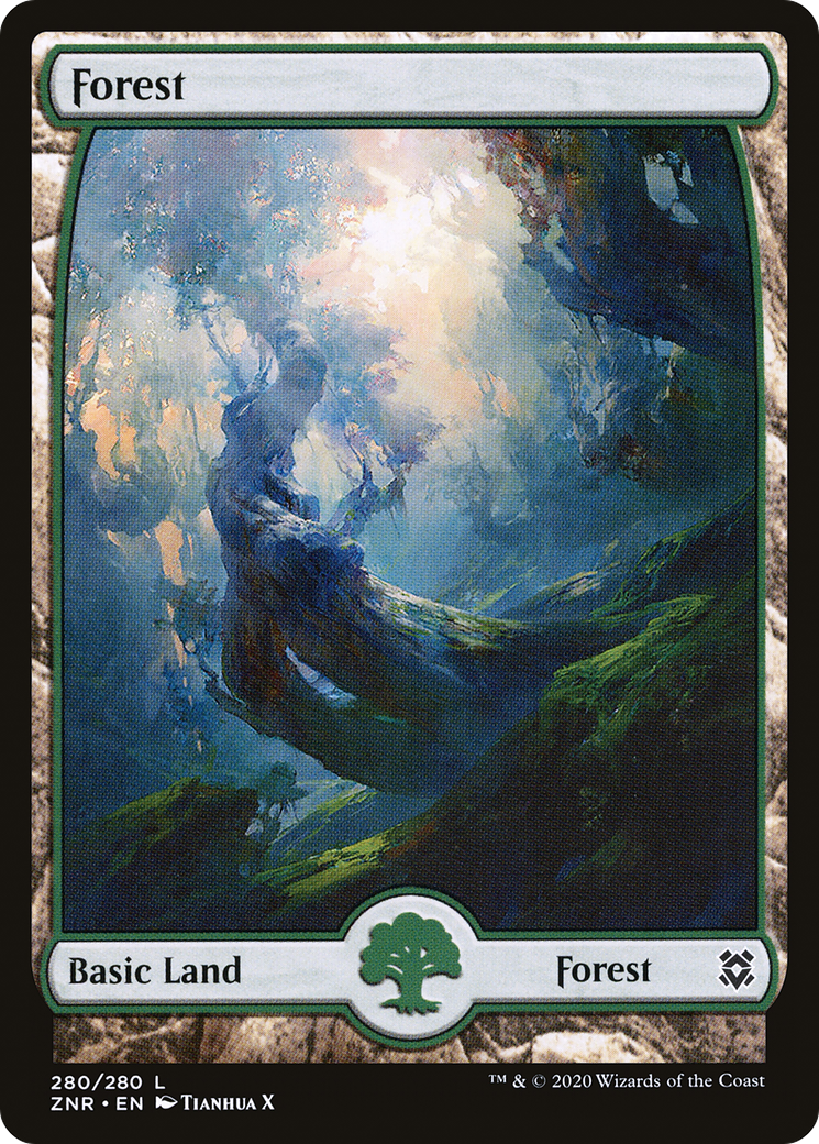 Forest (ZNR-280) [Zendikar Rising]: (Full Art)