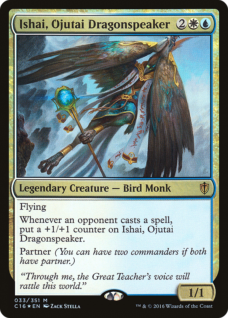 Ishai, Ojutai Dragonspeaker (C16-033) [Commander 2016] Foil