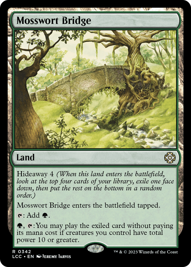 Mosswort Bridge (LCC-342) [The Lost Caverns of Ixalan Commander]
