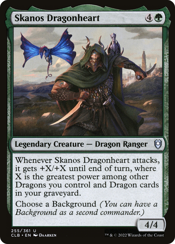Skanos Dragonheart (CLB-255) [Commander Legends: Battle for Baldur's Gate]